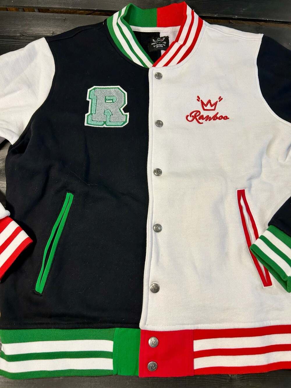 Ranboo The Beloved Official Split Varsity Letterman Jacket